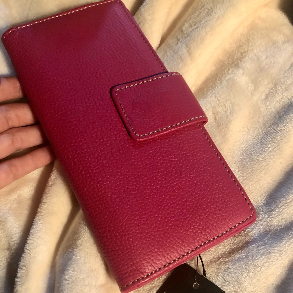 NWT Mundi Dark Pink Wallet